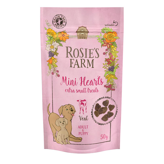 50g Rosie's Farm Puppy & Adult Dog Treats - Special Price!* - Veal