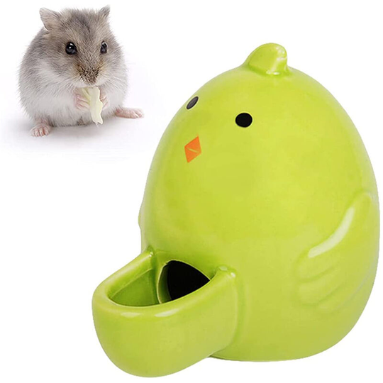 Devenirriche - Ceramic Automatic Pet Water Dispenser, Small Animal Automatic Feeder, Ceramic Drinking Bottle Washable for hamster, chinchilla, guinea