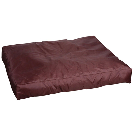 (Brown) Large Waterproof Pet Bed 75cm x 55cm Thick Filling For A Comfy Pet Dog Bed