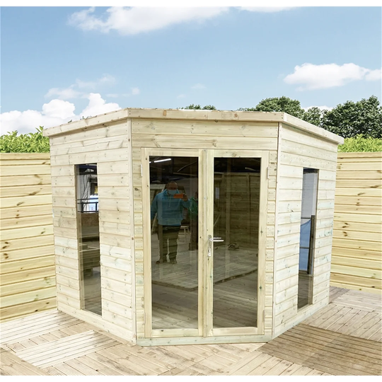 Kokkina 6 x 6 Ft. Tongue and Groove Summer House