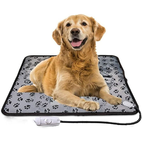 Perle Rare - Pet Electric Blanket Heating Pad Dog Cat Bed Mat Waterproof Anti-Bite Adjustable Temperature Chair Pad