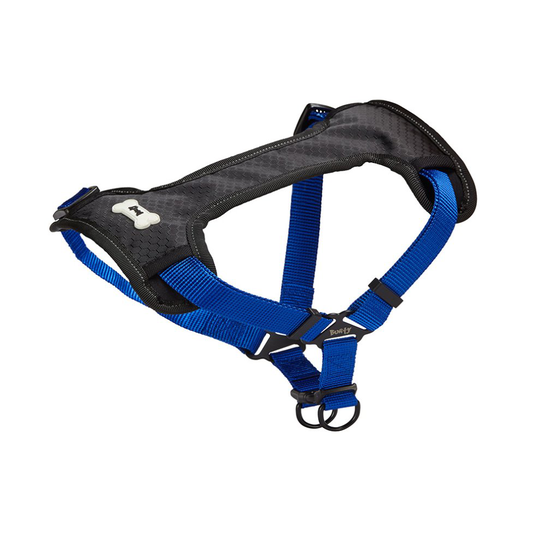 (Small, Blue) Bunty Soft Comfortable Breathable Fabric Dog Puppy Pet Adjustable Harness Vest