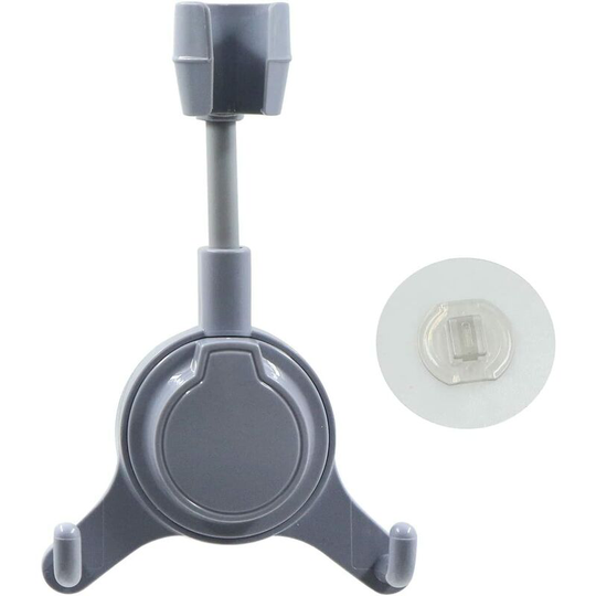 Monly - Suction Cup Adjustable Shower Holder Without Drilling - adjustable waterproof angle shower head, with hook for the bathroom, no nails and