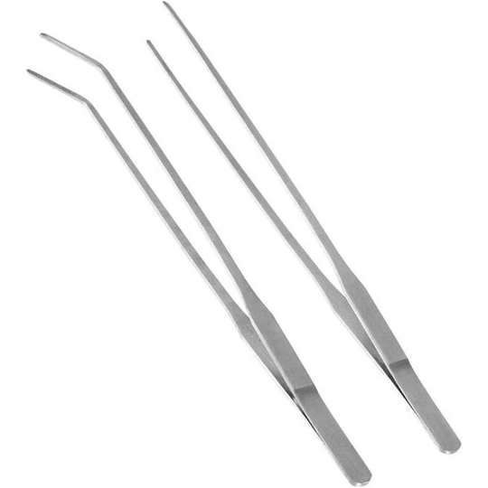 Set of 2 Aquarium Tweezers 27cm Long Aquarium Tools Accessories Aquatic Plant Tweezers