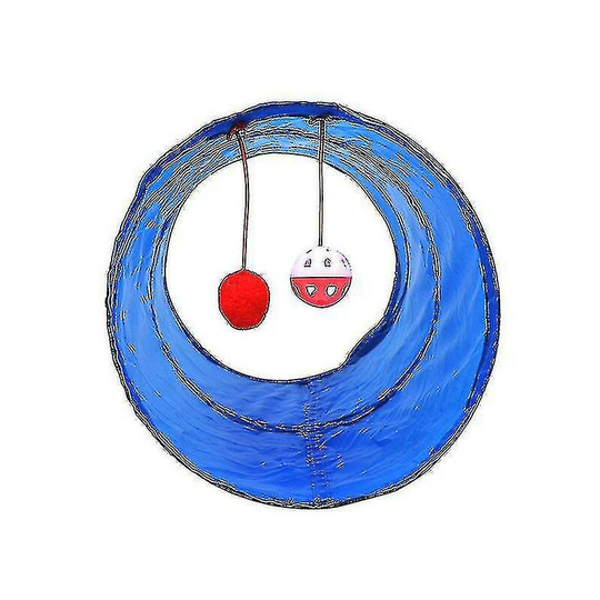 Two Channel Collapsible Cat Channel, Funny Cat Ringer Paper Cat Toy