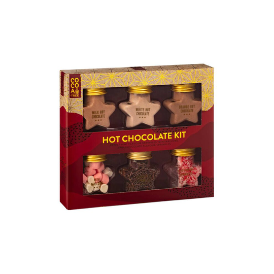 Hot Chocolate Star Jars Kit Flavoured Hot Chocolate with Sprinkles 6pk
