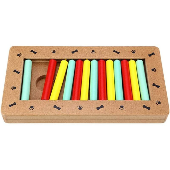 Wooden Dog Toy Intelligence Dog Toy Training Toy Puzzle Game