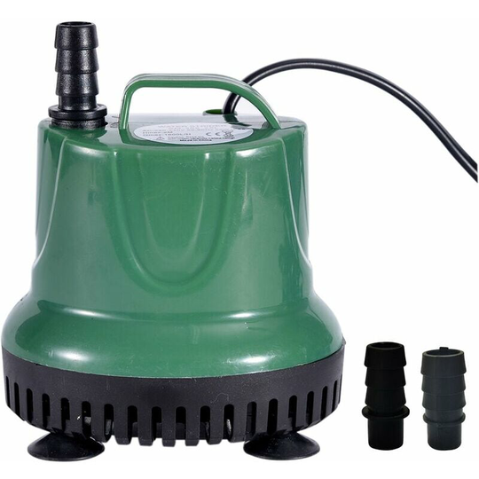 15W 600L/H Submersible Water Pump Mini Fountain Pump With Power Cord Ultra Quiet Waterproof Water Pump With Nozzles