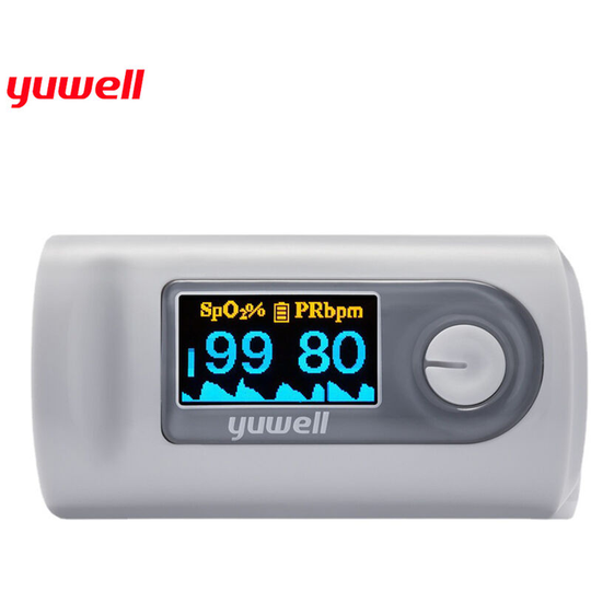 Pulse Oximeter Fingertip Blood Oxygen Saturation Monitor with Pulse Rate Oxygen Meter YX301 ,White