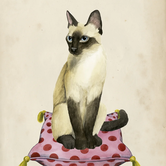 Lady Cat II by Grace Popp - Wrapped Canvas Art Prints