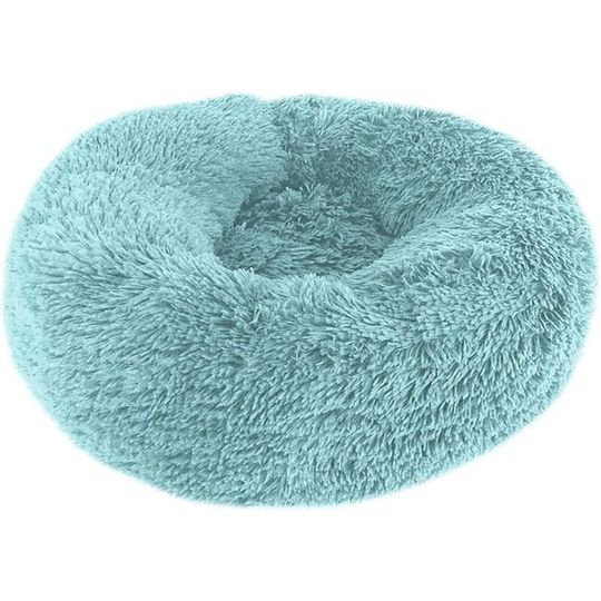 Baskets Dog Bed, Pet Bed, Cat Bed, Dog Sofa, Cat Sofa, Fluffy, Soft Washable Pillow for Cats and Dogs Cyan 50cm