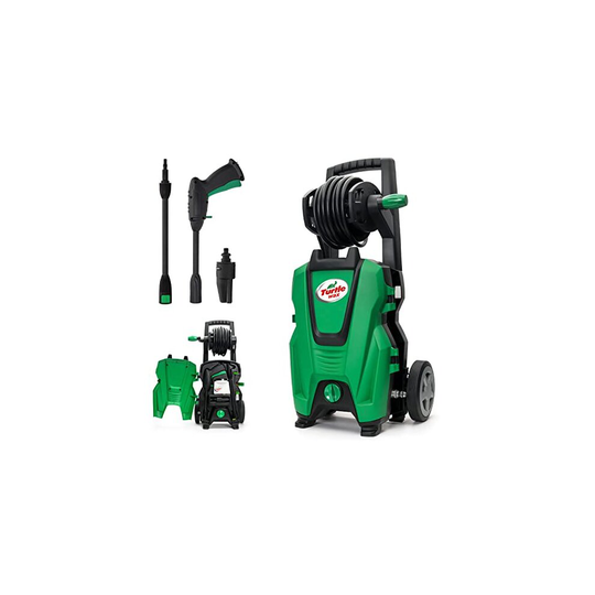 Turtle Wax TW135 | Multi-Purpose High-Pressure Washer | Compact Car and Home Cleaner with 3-IN-1 Power Jet Hose and Nozzle, 1800W
