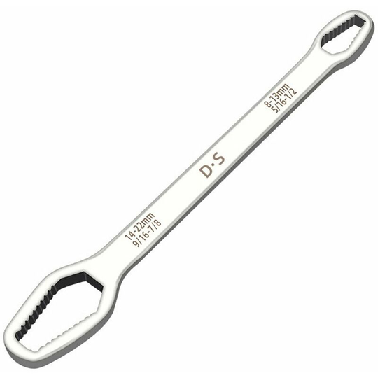 Lifcausal - Chromium Vanadium Steel Double-Heads Ratchet Wrench 8-22mm Universal Spanner Screw Nuts Wrenches Hand Tools for Repairing Car Bicycle