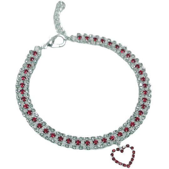 Cute Fashion Pet Rose Gold Chain Metal Dog Collar Necklace