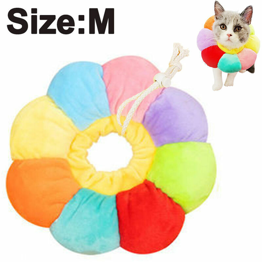 Dog Cone Collar Pet E-Collar Elizabethan Collars Recovery Pet Cone for Cats and Small Dogs Breathable Soft Edge and Easy to Clean, m, color