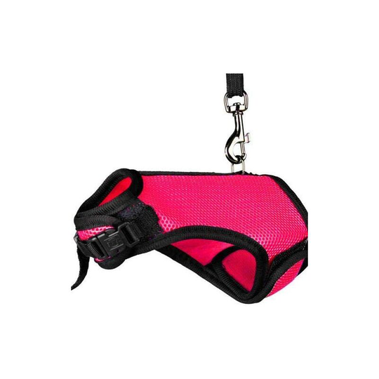 Modou - Rabbit Harness, Small Animal Harness, Rabbit Harness and Leash Set, Soft Harness with Leash for Small Animals, Leash 120cm, for Bunny,