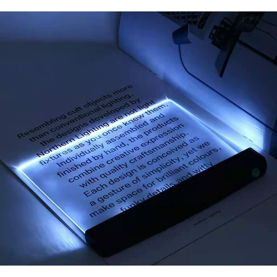 Naxunnn - 2pcs Reading lamp to read in bed, adjustable brightness Lamp to read in bed, bright book, Lightwedge Book Light of Library Rat in the