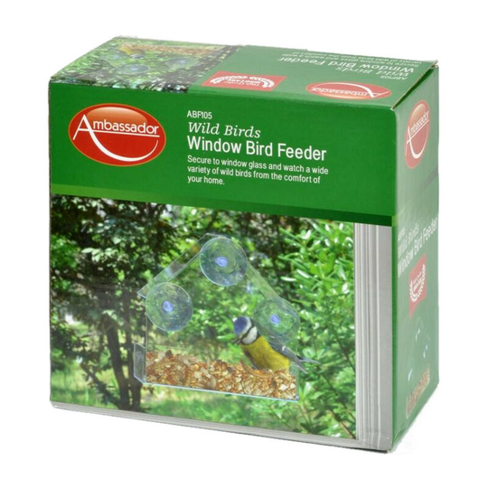 Window Bird Feeder (One Size) (Clear) - Clear - Ambassador