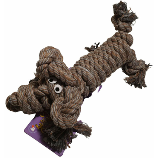 Buddy Pablo Rope Dog Toy (l) (Mottled Brown) - Mottled Brown - Henry Wag
