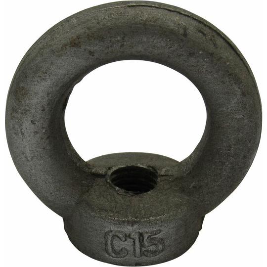 M12 Lifting Eye Nut - 12MM Self Colour Threaded Eyenut DIN582 0.34 Ton