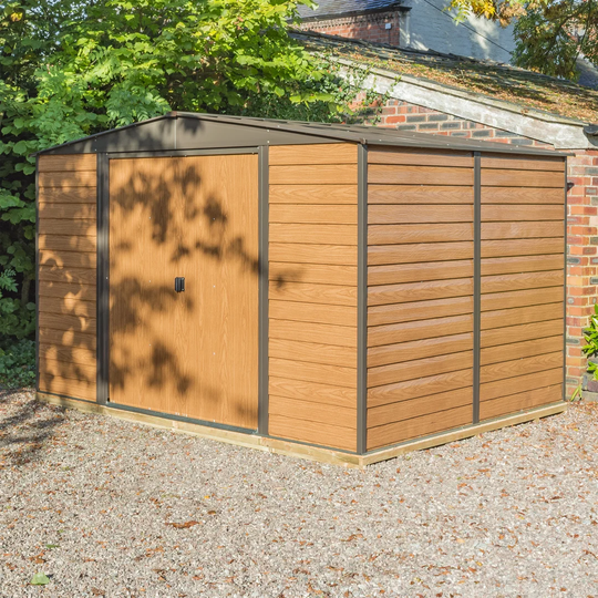 10 ft. W x 8 ft. D Metal Garden Shed