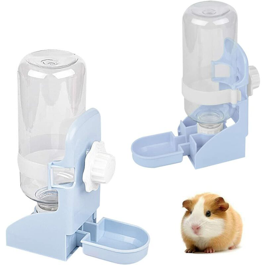 500ml Dog Cat Water Dispenser Pet Drinking Bowl Automatic Water Dispenser with Hangable Bowl