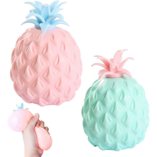 Perle Rare - 2 Pieces Pineapple Toy, Pineapple Squishy, Anti Stress Pineapple, Pineapple Fidget, Pineapple Stress Ball, Fidget Toys Pineapple,