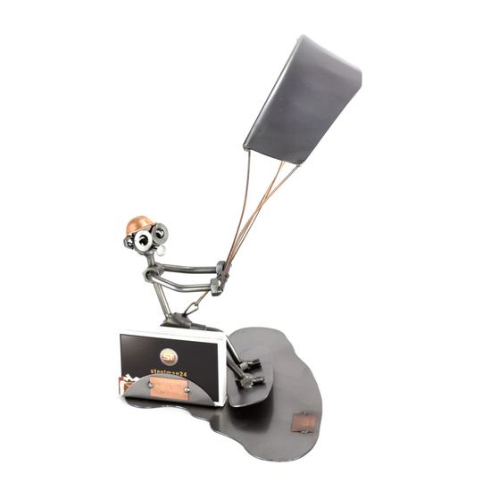 Kitesurfer Screw Man Place Card Holder