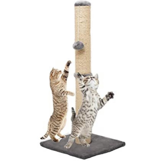 ADEPTNA Cat Kitten Extra Tall Sisal Scratching Scratcher Post 78cm