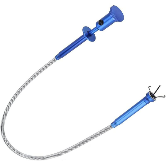 4-Claw Flexible Magnetic Sweeper Tool with led Light, Foldable Hose Pickup Sweeper, Long Reach Assist Tool for Litter Pickup, Household Sink Drain,