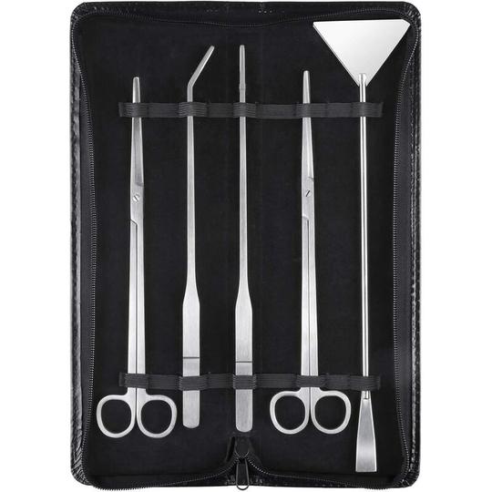 Aquarium Aquascaping Kit 5 in 1 inox Aquarium Tank Aquatic Plant Tools Sets Pliers Scissors spatula