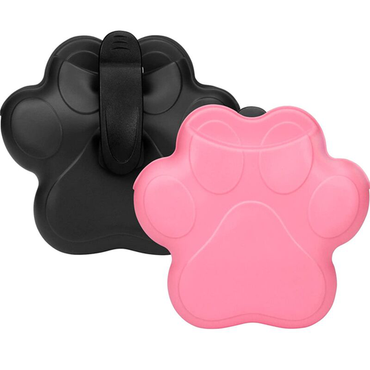 Sun Flowergb - Dog Treat Bag,2 Pcs Portable Silicone Training Bag,Dog Treat Bag with Magnetic Closure,Dog Treat Pouches with Belt Clip,Pink/Black