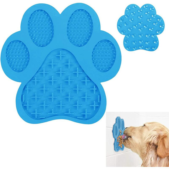 Dog Lick Pad, Dog Slow Dispenser Mat, Dog Lick Mat, Silicone Lick Mat, Dog Lick Mat with Suction Cup, for Dog Bathing, Grooming, Training