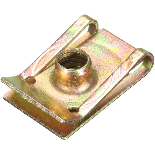 Universal Motorcycle M6 6mm Tread Panel Spire Nut Fairing Clip Fastener Gear Mount Zinc Plated Steel Clamp