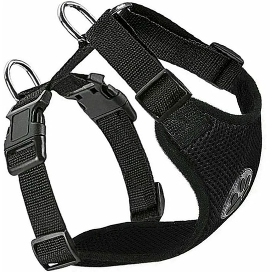 Dog Car Harness (Vest ONLY without Seatbelt) for Small Medium Dogs, Pet Puppy Vest Harness Comfortable Padded Breathable Fabric and Adjustable for