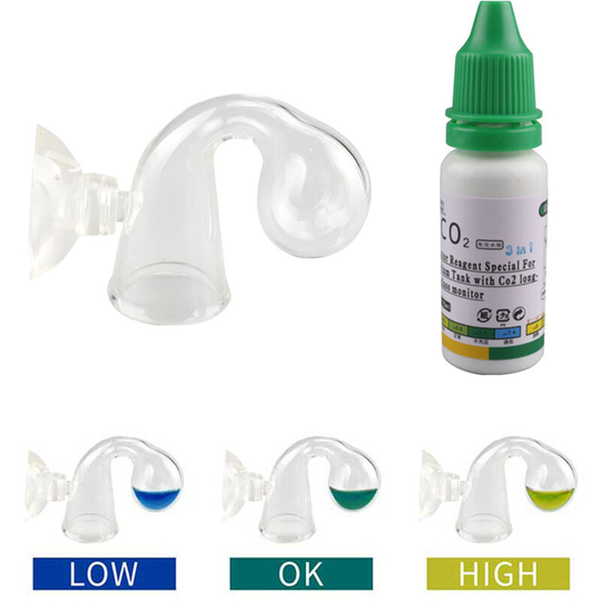 Fish Tank CO2 Monitor Glass Drop Checker PH Long Term Indicator Monitor Tester 15ML