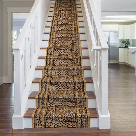 Bansil Tufted Beige Stair Runner