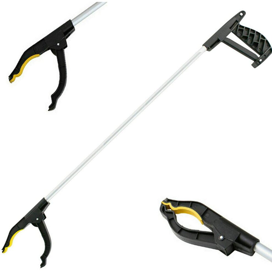 Long Reach Grabber Reacher Litter Picker Helping Hand Held Pick Up Tool 74cm