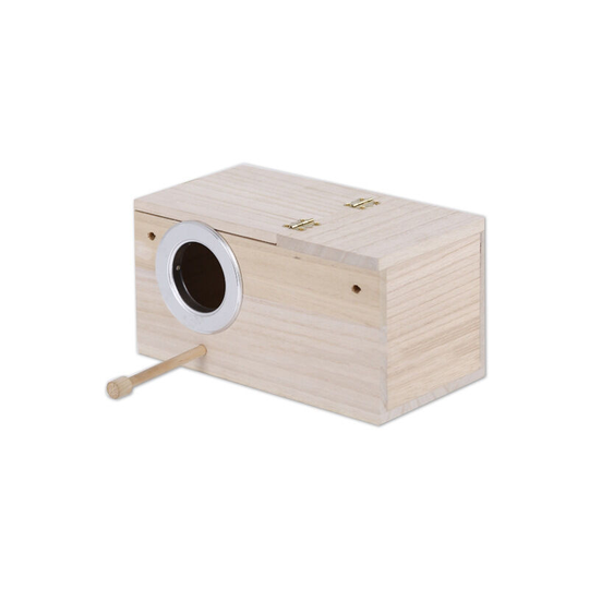 Bird Nest Box,Wooden Bird Nest Box,Parrot Nest Box,with Standing Perch,Used For Small Birds Such As Finches,Budgies,Canaries,Etc