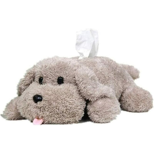 Plush Dog Toy Anime Style Yuri on Ice Tissue Holder Tissue Box Cartoon Cloth Cover Paper Holder Napkin Box Paper Storage Box Tissue Tray Paper