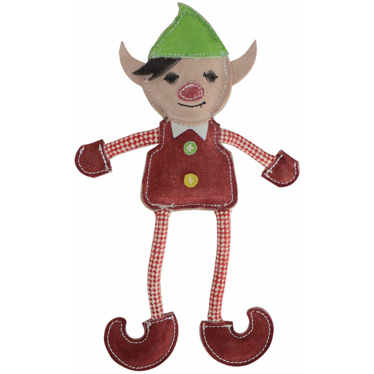 Elf Eco Friendly Rope Dog Toy (One Size) (Red/Green) - Red/Green - Benji&flo
