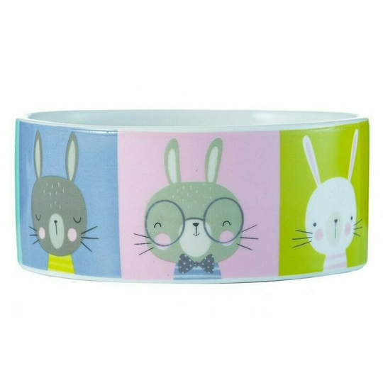 Pawtrait Rabbit Bowl (One Size) (Multicoloured) - Multicoloured - Mason Cash