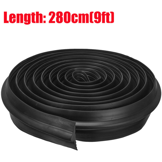 Garage Door Floor Mounted Threshold Weather Seal Rubber 85x18mm 280cm(9ft)