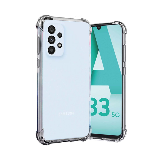 (Clear) Case For Samsung Galaxy A33 5G Silicone Gel Phone Cover