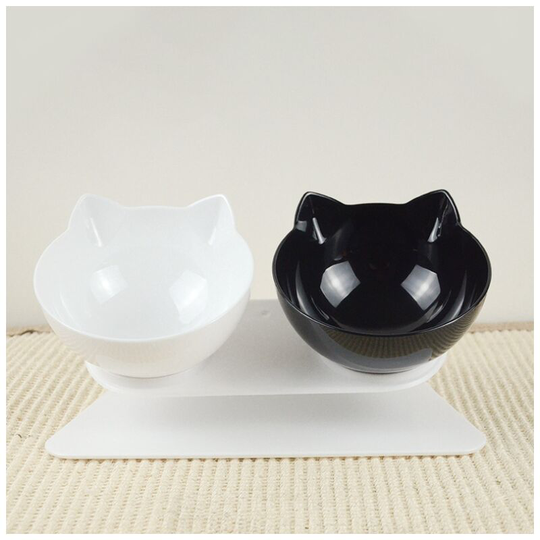 Betterlifegb - Bowl for Cat Bowl for dog bowl for pets rice bowl and dog Protection of the vertebral column protection Bowl bowl for chat double bowl