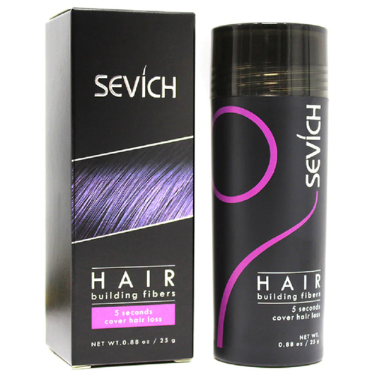 SEVICH hair building fibers + hair spray 100ml 25g - DARK BROWN