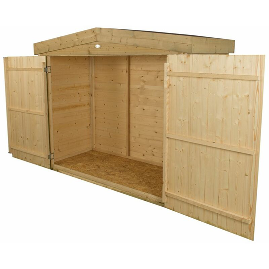 Shiplap Apex Large Outdoor Store - Pressure Treated (2m x 0.8m)