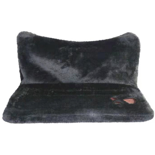 (Black) Cat Kitten Hanging Radiator Pet Dog Bed Warm Fleece Basket Cradle Hammock Plush