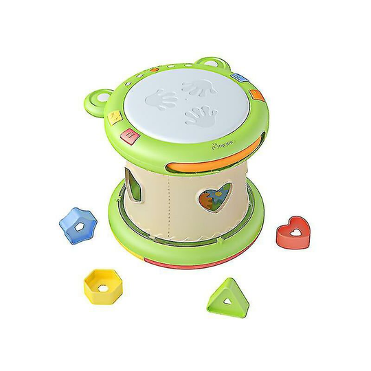FlkwoH Baby Musical Toys Musical Drum Isensual Musical Toys (green)