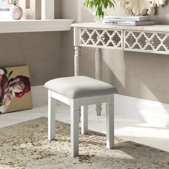 Bulpitt Solid Wood Dressing Table Stool